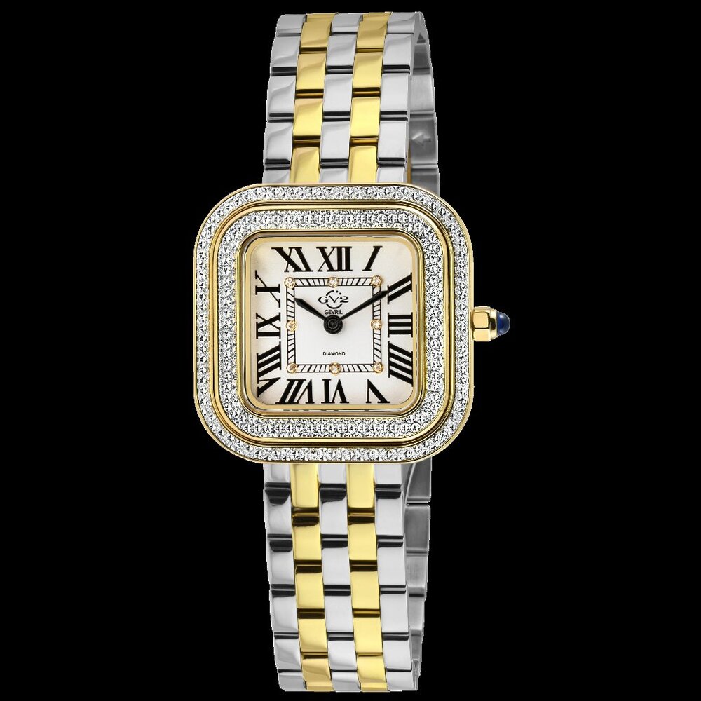Gevril GV2 Bellagio Diamond Swiss Bracelet Watch, 30mm